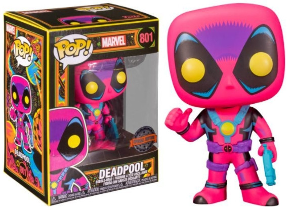  Funko POP Animation: Marvel  Deadpool Blacklight Exclusive (9,5 )