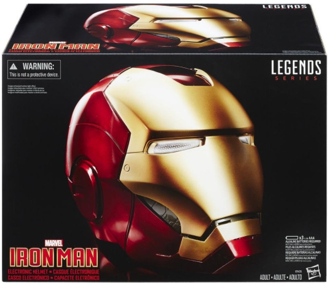     Marvel Legends Series: Avengers  Iron Man Helmet Electronic