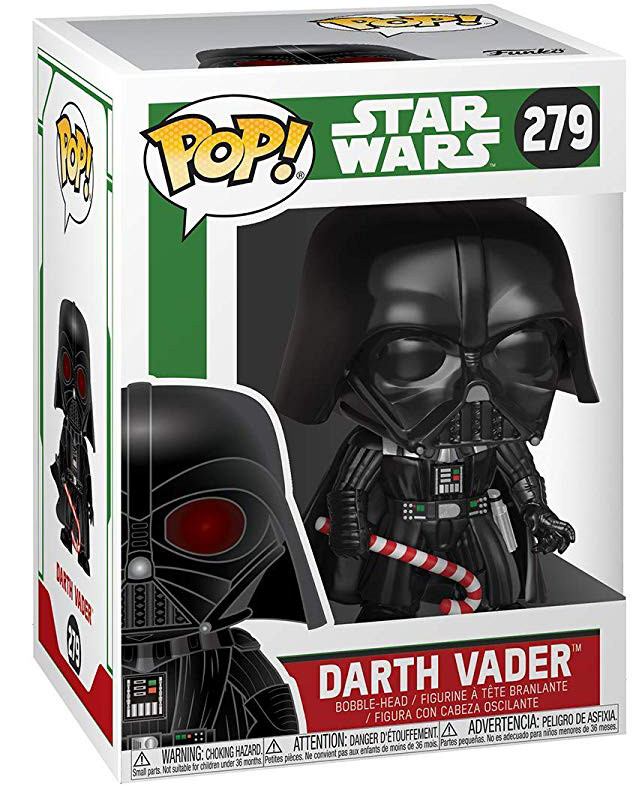  Funko POP Star Wars: Holiday  Darth Vader With Candy Cane Bobble-Head (9,5 )