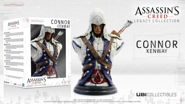Бюст Assassin's Creed III: Legacy Collection – Connor (19 см)