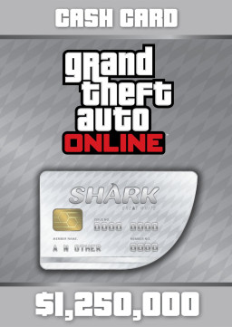 Grand Theft Auto Online: Great White Shark Cash Card (1,250,000$) (Rockstar Games Launcher) [PC, Цифровая версия]