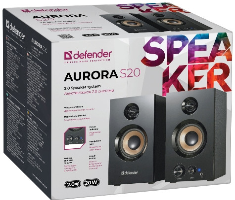 ������������ ������� Defender 2.0 Aurora S20 20�� 220� ��� PC (���������� ������)
