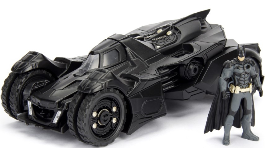  DC Batman Arkham Knight:   Batmobile ( 1:24) +  Batman Figure 2.75"