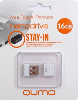 USB  Qumo 16  Nano White