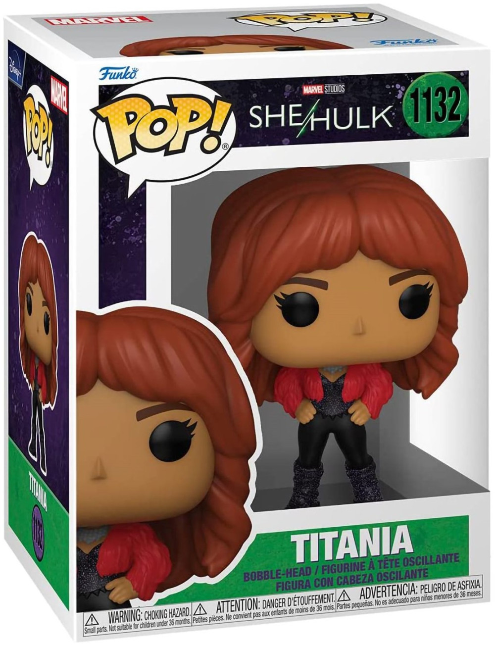 Фигурка Funko POP Marvel: She-Hulk – Titania Bobble-Head (9,5 см)
