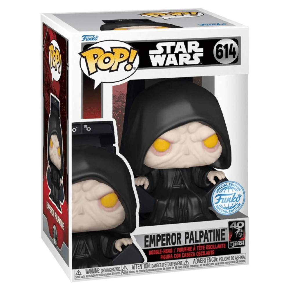 Фигурка Funko POP Star Wars Episode VI: Return of the Jedi 40th – Emperor Palpatine (Spectating) Еxclusive (9,5 см)