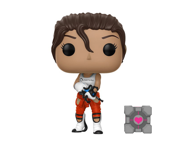  Funko POP Games: Portal 2  Chell With Portal Gun (9,5 )