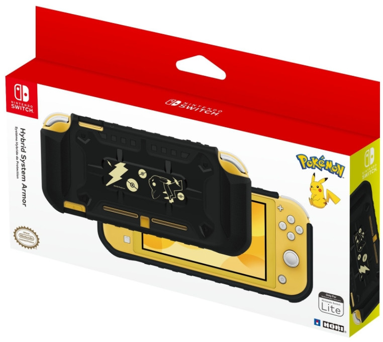 ����� Hori Hybrid system armour � Pikachu Black & Gold ��� Nintendo Switch Lite (NS2-077U)