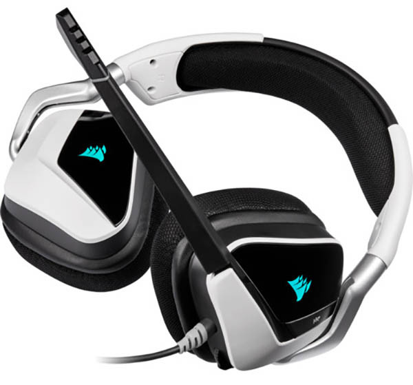  Corsair Gaming VOID RGB ELITE USB Premium   PC (White)