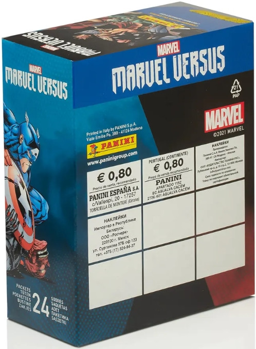 Набор наклеек Marvel: Versus
