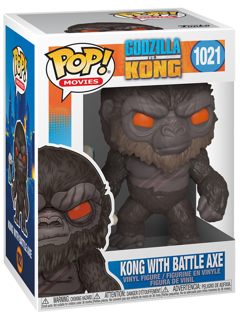 Фигурка Funko POP Movies: Godzilla Vs Kong – Kong With Battle Axe (9,5 см)