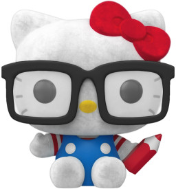 Funko POP: Hello Kitty  Hello Kitty Nerd With Glasses Flocked Exclusive (9,5 )
