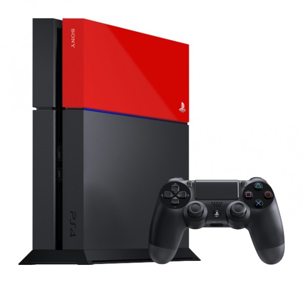 Специальная лицевая панель для украшения отсека жесткого диска PlayStation 4 (Красная)