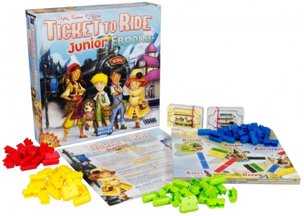 Настольная игра Ticket To Ride Junior: Европа