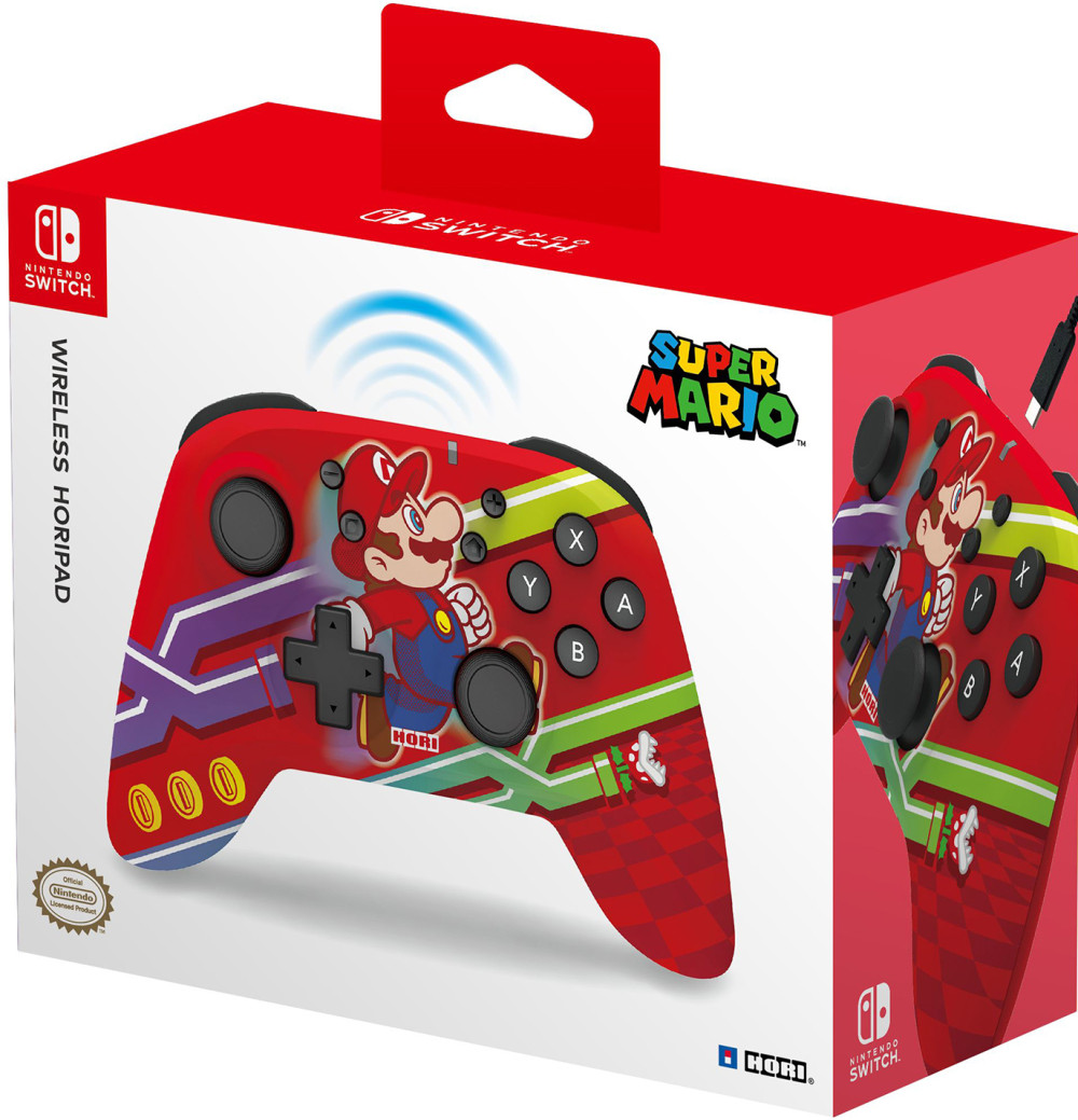 Геймпад Hori Wireless Horipad (Super Mario) для консоли для консоли Nintendo Switch (NSW-310U)