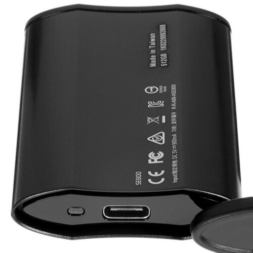 Твердотельный накопитель ADATA 512GB SE800 External SSD USB 3.2 Gen2 Type-C (черный)