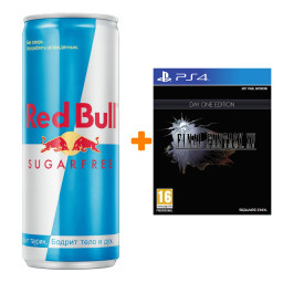  Final Fantasy XV. Day One Edition [PS4,  ] +   Red Bull   250