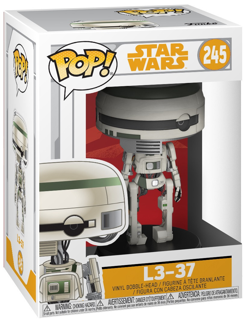 Фигурка Funko POP: Star Wars Solo – L3-37 Bobble-Head (9,5 см)