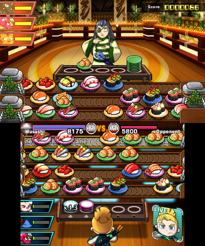 Sushi Striker: The Way of Sushido [3DS]