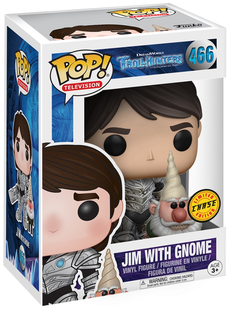  Funko POP Television: Trollhunters  Jim With Gnome (9,5 )