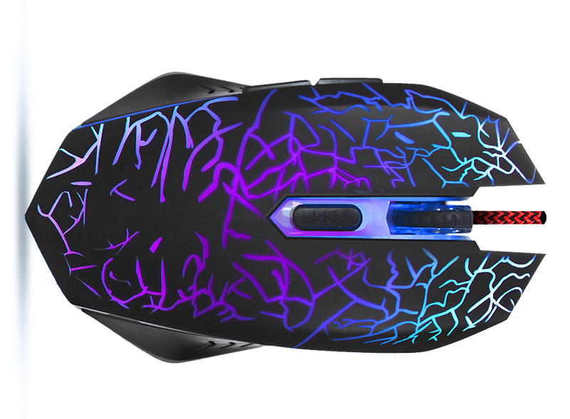 Мышь Crown CMXG-613 Thunder проводная оптическая игровая c подсветкой для PC / Mac