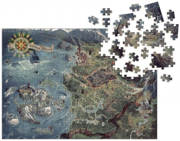 Пазл The Witcher 3: Wild Hunt – Witcher World Map