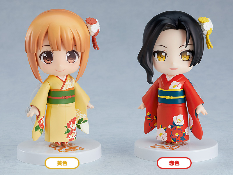 Набор из четырёх фигурок Nendoroid More Dress Up Coming Of Age Ceremony Furisode (5 см)