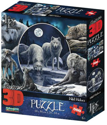 Super 3D Puzzle: Коллаж Волки