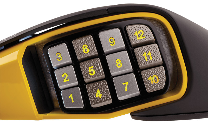 ���� Corsair Gaming Scimitar PRO RGB ��������� ���������� ������� � ���������� ��� PC (Yellow/Black)