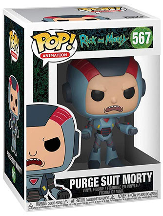  Funko POP Animation: Rick And Morty  Purge Suit Morty (9,5 )
