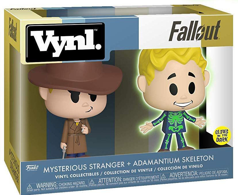 Фигурка Funko Vynl: Fallout – Mysterious Stranger + Adamantium Skeleton (2-Pack)