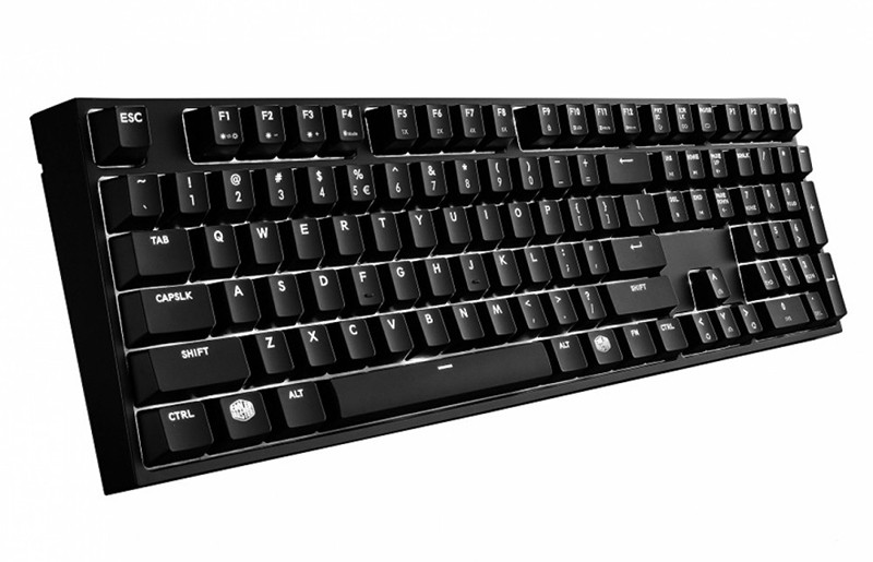 Клавиатура Cooler Master MasterKeys Pro L White LED Cherry MX Red игровая проводная механическая с подсветкой для PC (SGK-4070-KKCR1-RU)