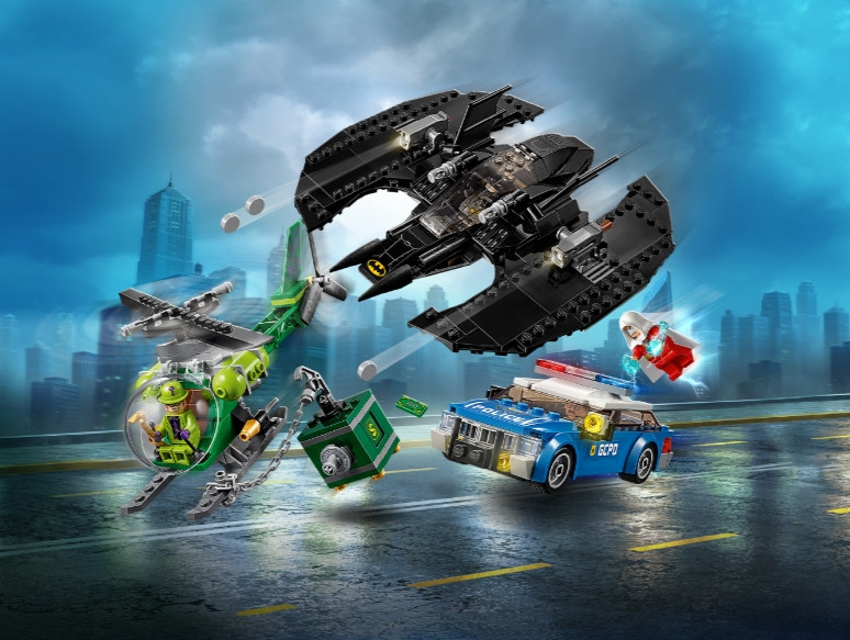 Конструктор LEGO Super Heroes: Бэткрыло Бэтмена и ограбление Загадочника