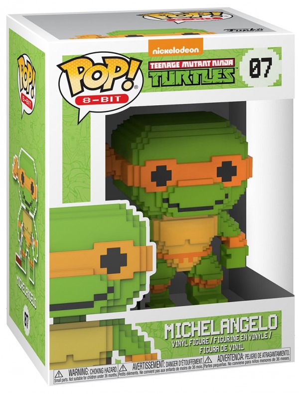 Фигурка Funko POP 8-Bit: Teenage Mutant Ninja Turtles – Michelangelo (9,5 см)
