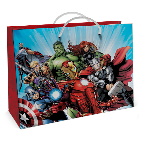 Пакет Avengers подарочный большой (400x300x140 мм)