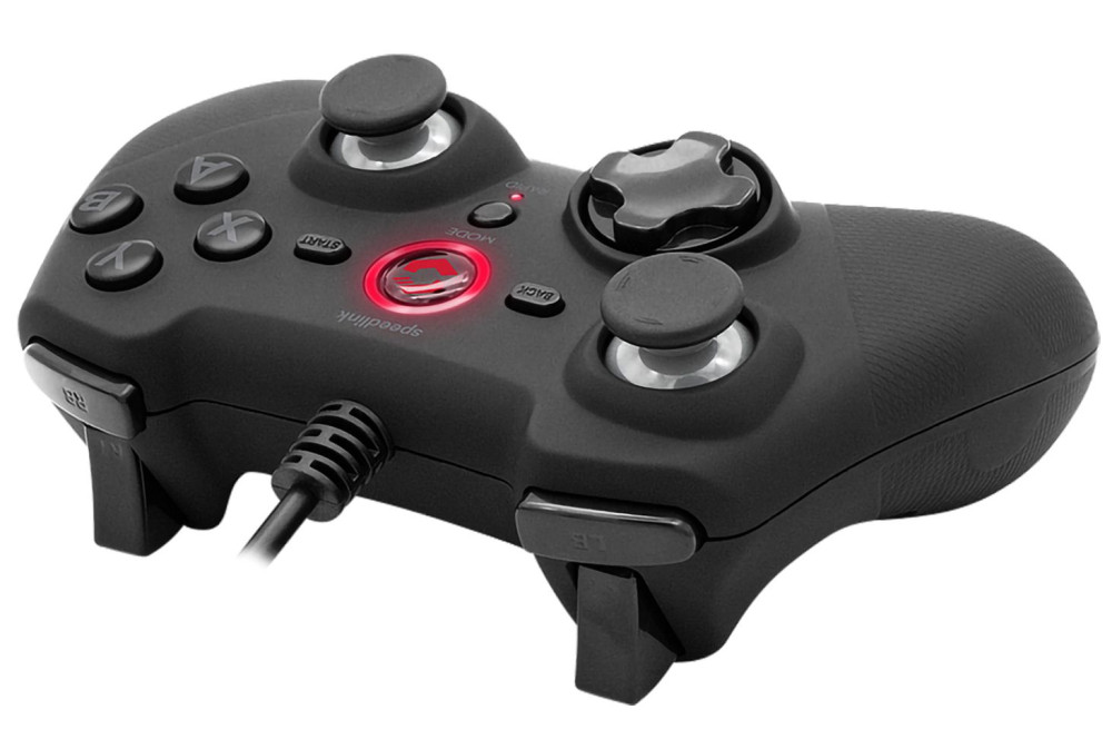  Speedlink RAIT Gamepad   Black Rubber  PC (SL-650010-BK)