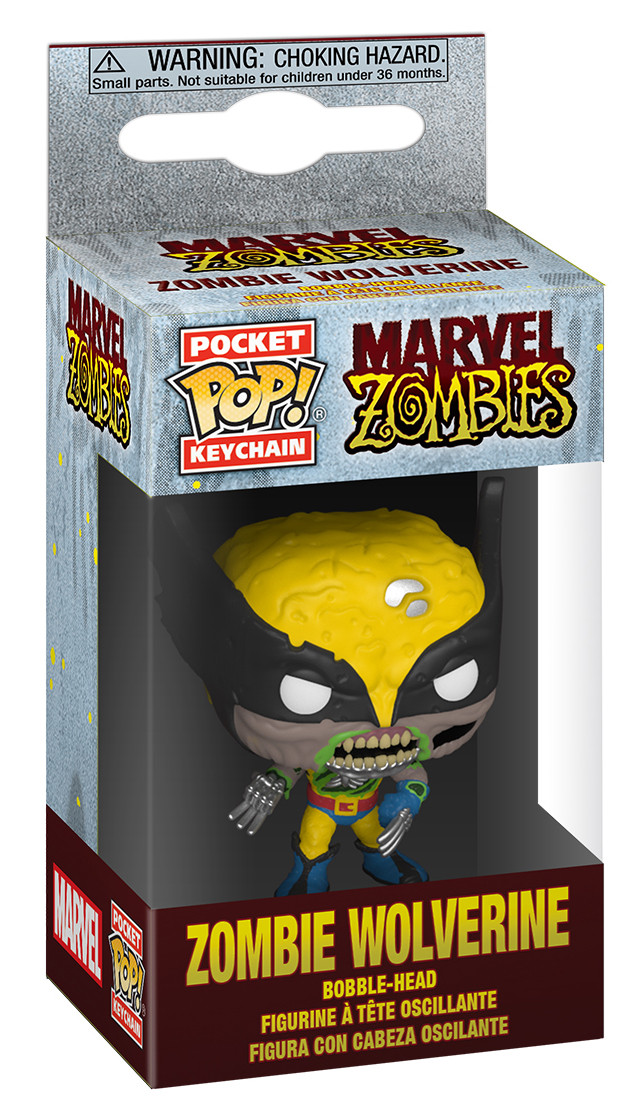 Брелок Funko Pocket POP: Marvel Zombies – Zombie Wolverine
