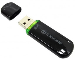 - Transcend 16GB JetFlash 600 (Black/Green) High Speed