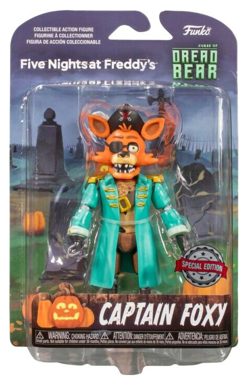  Funko Action Figure: Five Nights At Freddy`s Dreadbear – Captain Foxy