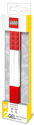 Набор ручек LEGO 2-Pack (гелевые) (красные)
