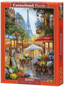 Puzzle-500: �������� ����� (Spring Flowers, Paris)