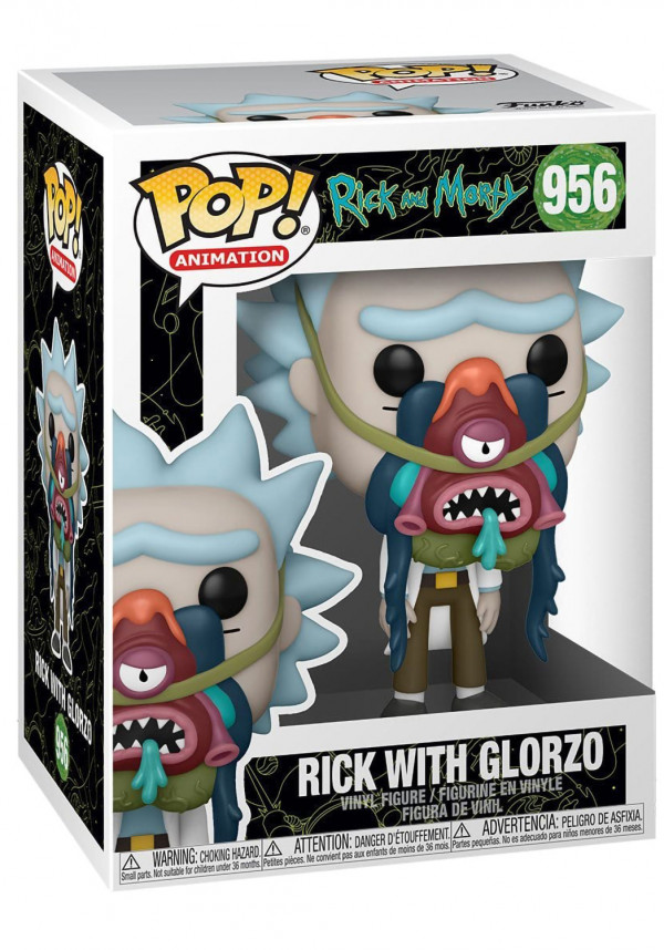 Фигурка Funko POP Animation: Rick And Morty – Rick With Glorzo (9,5 см)