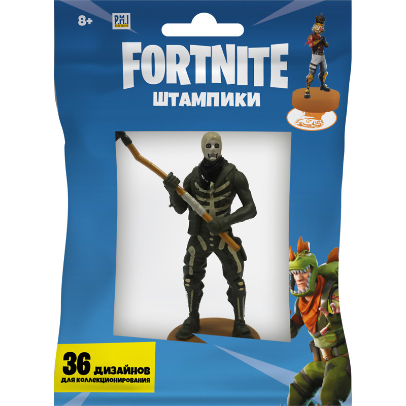 Фигурка-штамп Fortnite: Скелет (7,5 см)