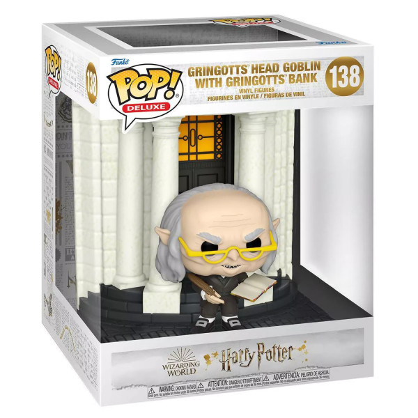 Фигурка Funko POP Deluxe: Harry Potter – Gringotts Head Goblin & Gringotts Bank Exclusive