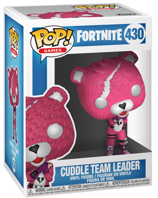  Funko POP Games: Fortnite  Cuddle Team Leader Flocked Exclusive (9,5 )