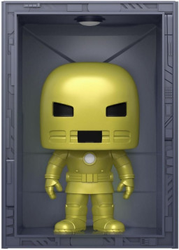 ������� Funko POP Deluxe Marvel: Hall of Armor � Iron Man Model 1 Golden Armor Exclusive Bobble-Head