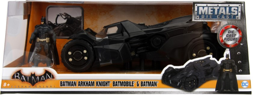  DC Batman Arkham Knight:   Batmobile ( 1:24) +  Batman Figure 2.75"