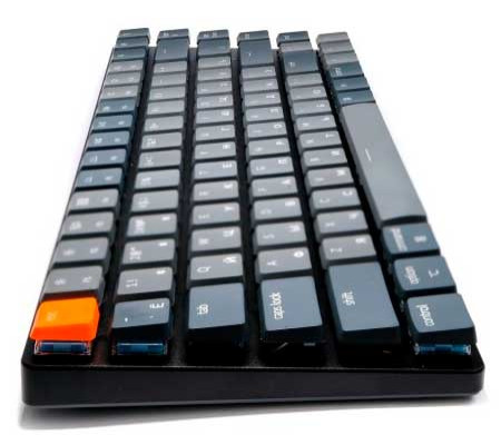 Клавиатура Keychron K3 Low Profile механическая, беспроводная, RGB, Red Switch, Light Gray
