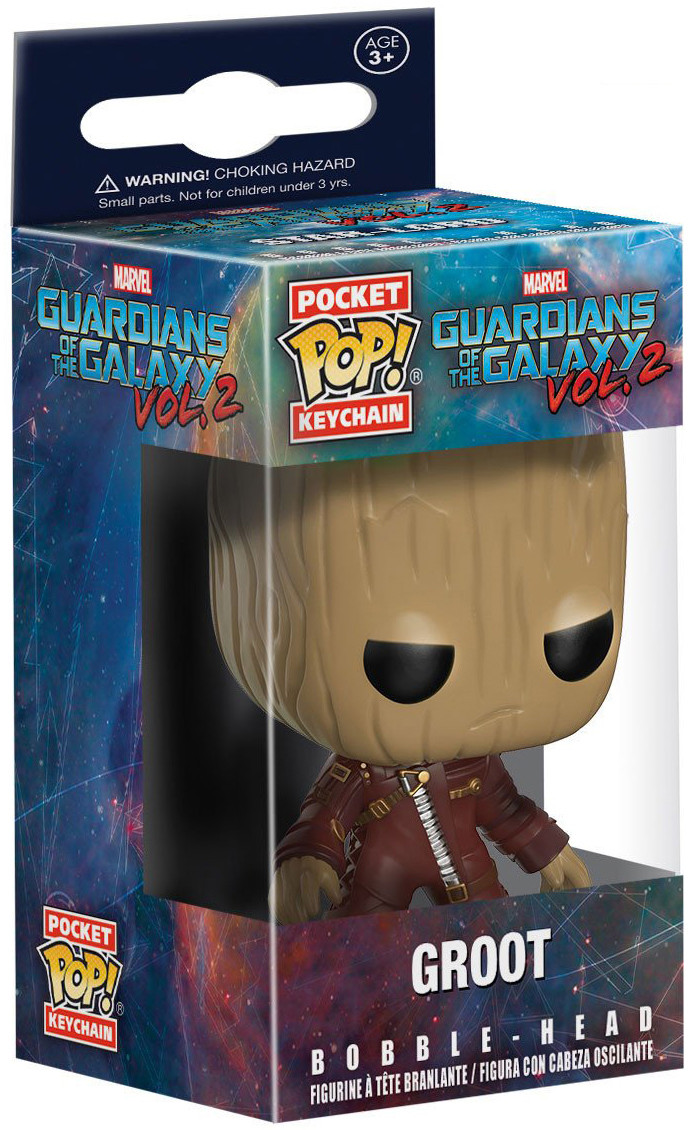  Funko Pocket POP Marvel: Guardians Of The Galaxy Vol. 2  Groot Bobble Head