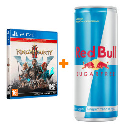 Набор King's Bounty II. Издание первого дня [PS4, русские субтитры] + Напиток энергетический Red Bull Без сахара 250мл
